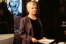 Dame Judi Dench Signed 6x4