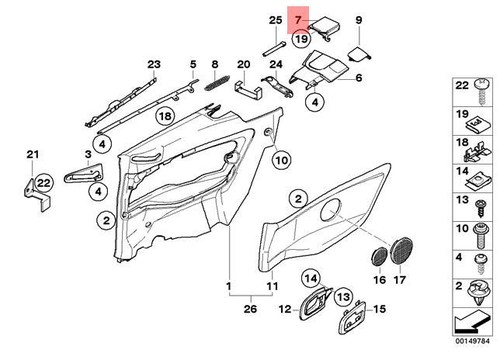Genuine bmw left rod assy - genuine,