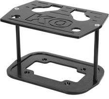 Black Stainless Steel Battery Tray Hold Down For Optima 34/78 Battery Red/Rellow