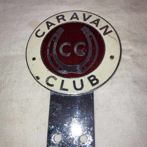 Vintage car badge caravan - vintage, badge.(