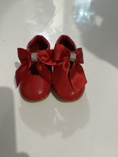 Spanish Patent Diamante Bow Shoes infant 4