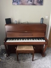 tbrown mahogany upright Berry London piano good condition