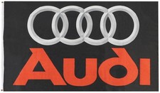 Audi Car Logo Black 3x5 3'x5'