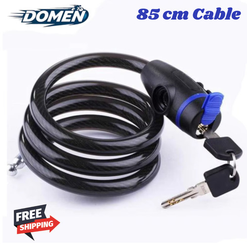 Bike lock cable with keys - lock,