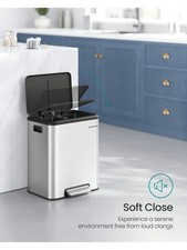 1x 30L (2 x 15L) Stainless