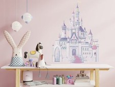 Disney Castle Princess Girls Room Decorations Removable Wall Sticker