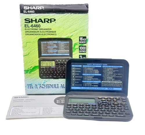 Sharp 6460 organizer - sharp,