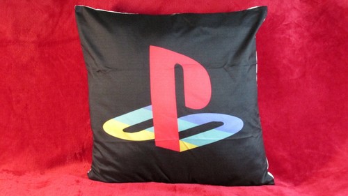 Retro playstation cushion - playstation,