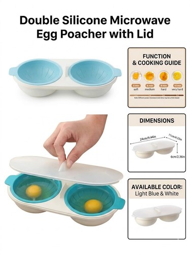 Microwave eggs poacher - eggs,