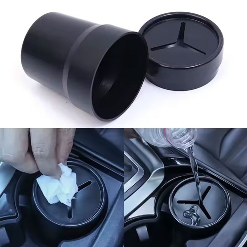 Black car trash can - car, ashtray