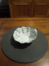 Royal Limoges Scallop Shaped Gold Rim Snack Dish VGC Vintage