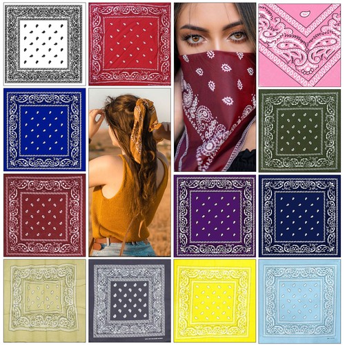 Bandana cotton paisley - cotton, mouth
