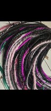 Synthetic Dreads Double Ended Hand Made Dreadlocks Cyber Goth dreadfalls 
