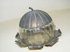 Old Lid Container WMF Glass Bowl With Coaster WMF M49 Vintage