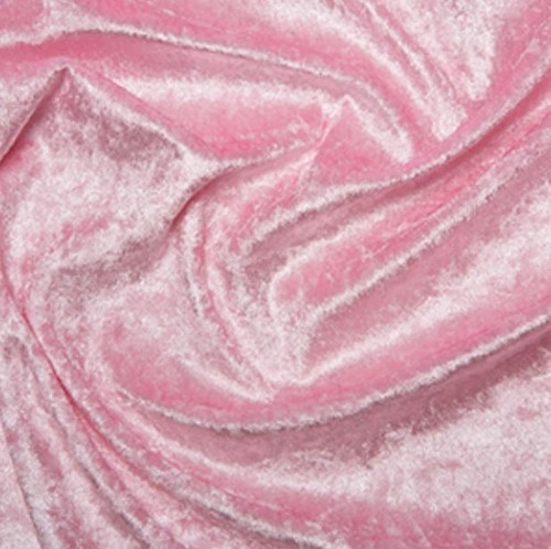 Crushed velvet fabric dress - velvet,
