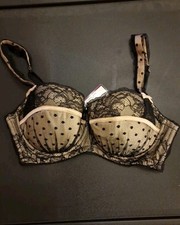 36DD Black And Gold La Senza Balconette Bra