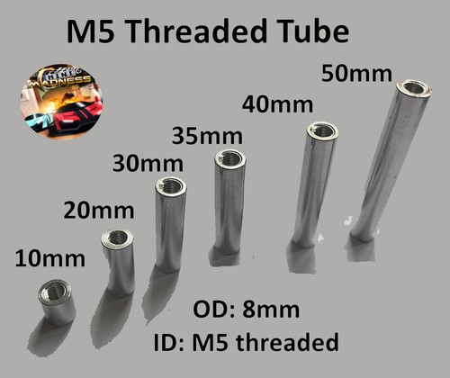 Threaded aluminium tube - threaded,