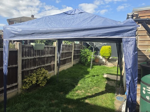 2x2m pop gazebo - 2x2m, side
