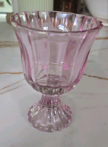 Ikea pink glass - glass, vase