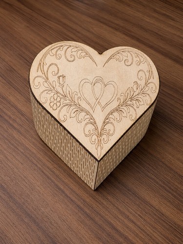 Handmade wooden heart shaped - handmade,