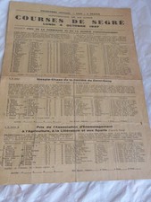 Vintage Horse Racing Programme