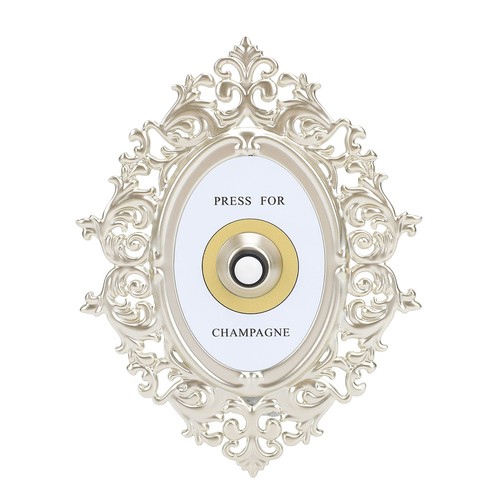 Champagne door bell - door,