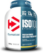 Dymatize ISO 100 Hydrolyzed Whey Protein Isolate Smooth Banana 2.26kg (5LB)