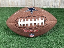 Wilson NFL Dallas Cowboys Mini American Football Ball Does Not Inflate Display