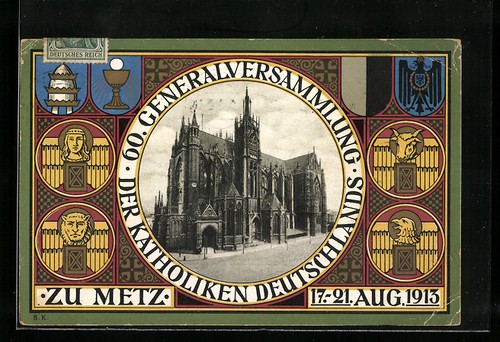 Old postcard metz 60 - old,
