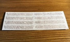 Set of 4x Blue Rays Volk Racing CE28N Wheel Sticker Decals. RIMS DECALs