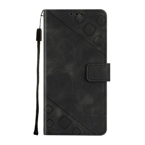 Skin leather wallet flip phone - leather,