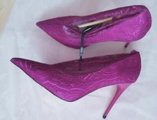 ZARA  PLUM/PINK  LACE  HIGH