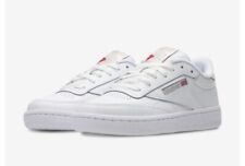 Trainers Reebok Classics Unisex Club C 85 Vintage Lace up Casual in White Uk 6