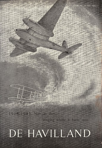 Ww2 mosquito aircraft advert - ww2,