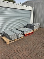 Silver Gondola 1m bay 40cm deep shop shelving racking retail 110 units