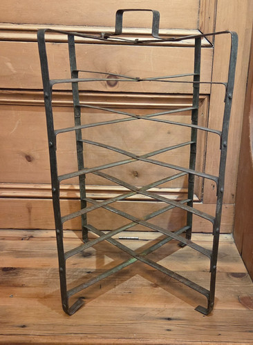 Plate pie rack folding antique - plate/pie,