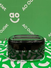 Smeg 50's Retro 4 Slice Toaster - Black TSF02BLUK #LA54754