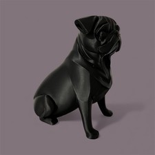 Minimalist Pug Sculpture