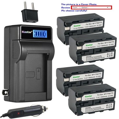 Kastar battery lcd - ac, charger