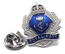 ROYAL NAVY  LAPEL BADGE RN