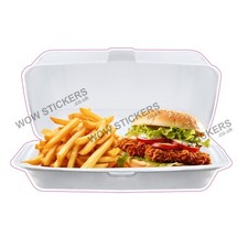 Chicken Burger And Chips in