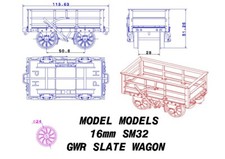 GWR 2 Ton Slate wagon Generic
