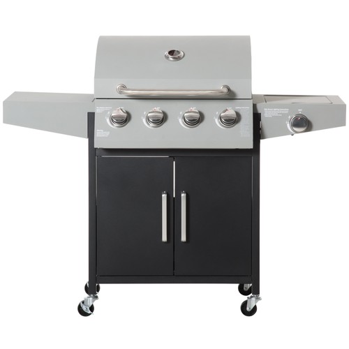 Burner gas grill bbq - 4+1,
