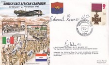 50th Anniv British East African Campaigns  Signed E.Wilson, E Kenna both  VC Hol
