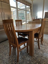 Table and 4 Chairs Set