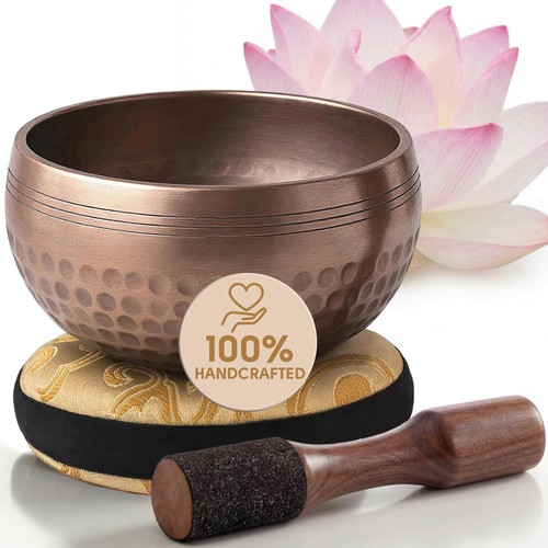Tibetan singing bowl set - singing,