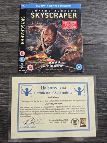Dwayne johnson hand signed - dwayne,