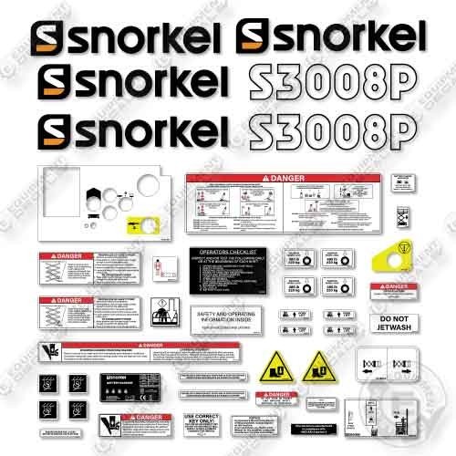 Fits snorkel s3008p decal - s3008p, kit