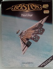 BOSTON - Third Stage 1986 Sheet Music Songbook Inc fold out interview/poster 