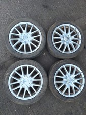 VW GOLF MK5 MK6 17''INCH ALLOY WHEEL SET  225/45/R17 hub-57.1mm pcd 5x112 #M4111
